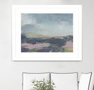 Pretty Horizon I by Jennifer Goldberger on GIANT ART - pink sea scene