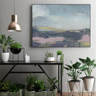 Pretty Horizon I by Jennifer Goldberger on GIANT ART - pink sea scene