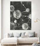 Molecular Fusion I by Ethan Harper on GIANT ART - black abstract