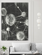 Molecular Fusion I by Ethan Harper on GIANT ART - black abstract