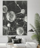 Molecular Fusion I by Ethan Harper on GIANT ART - black abstract