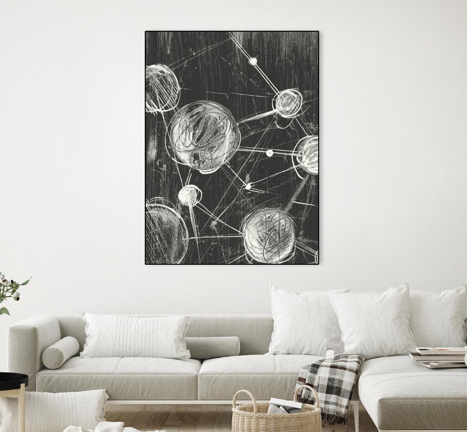 Molecular Fusion I by Ethan Harper on GIANT ART - black abstract