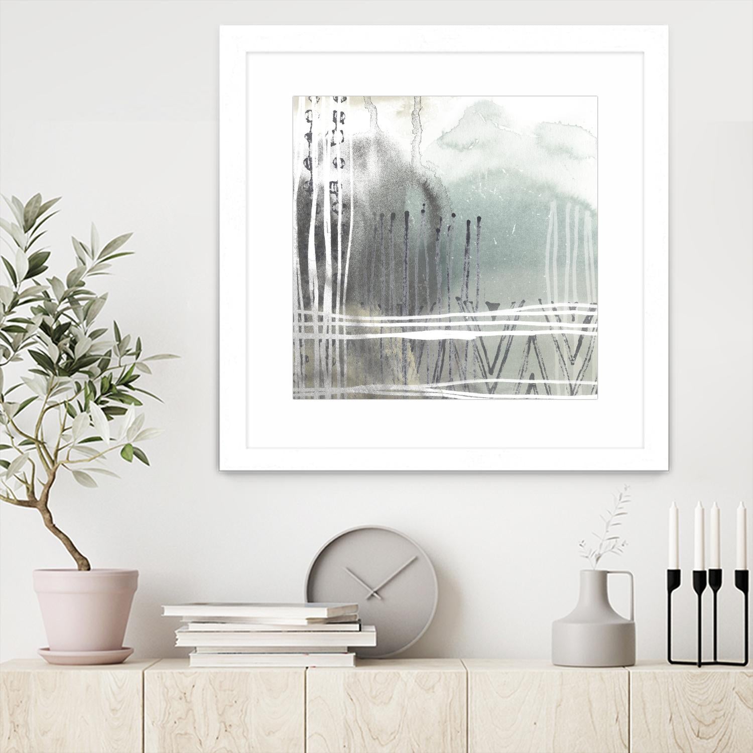 Blue Ridge I by June Erica Vess on GIANT ART - blue abstract