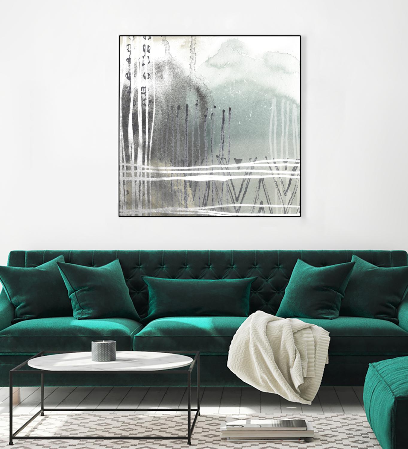 Blue Ridge I by June Erica Vess on GIANT ART - blue abstract