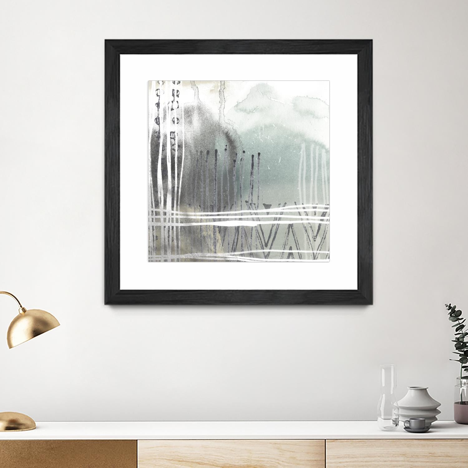 Blue Ridge I by June Erica Vess on GIANT ART - blue abstract