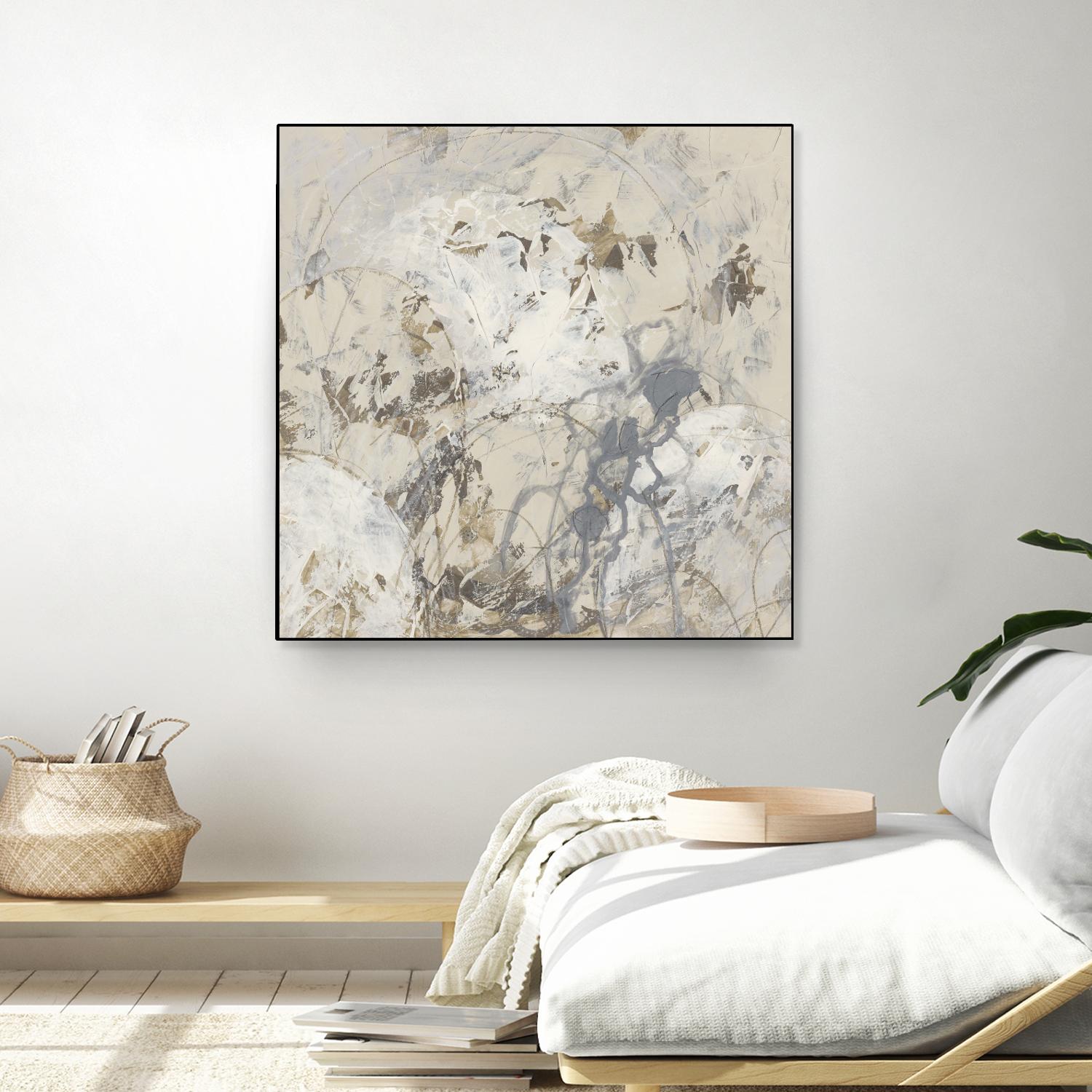 Impasto Gesture I by June Erica Vess on GIANT ART - brown abstract