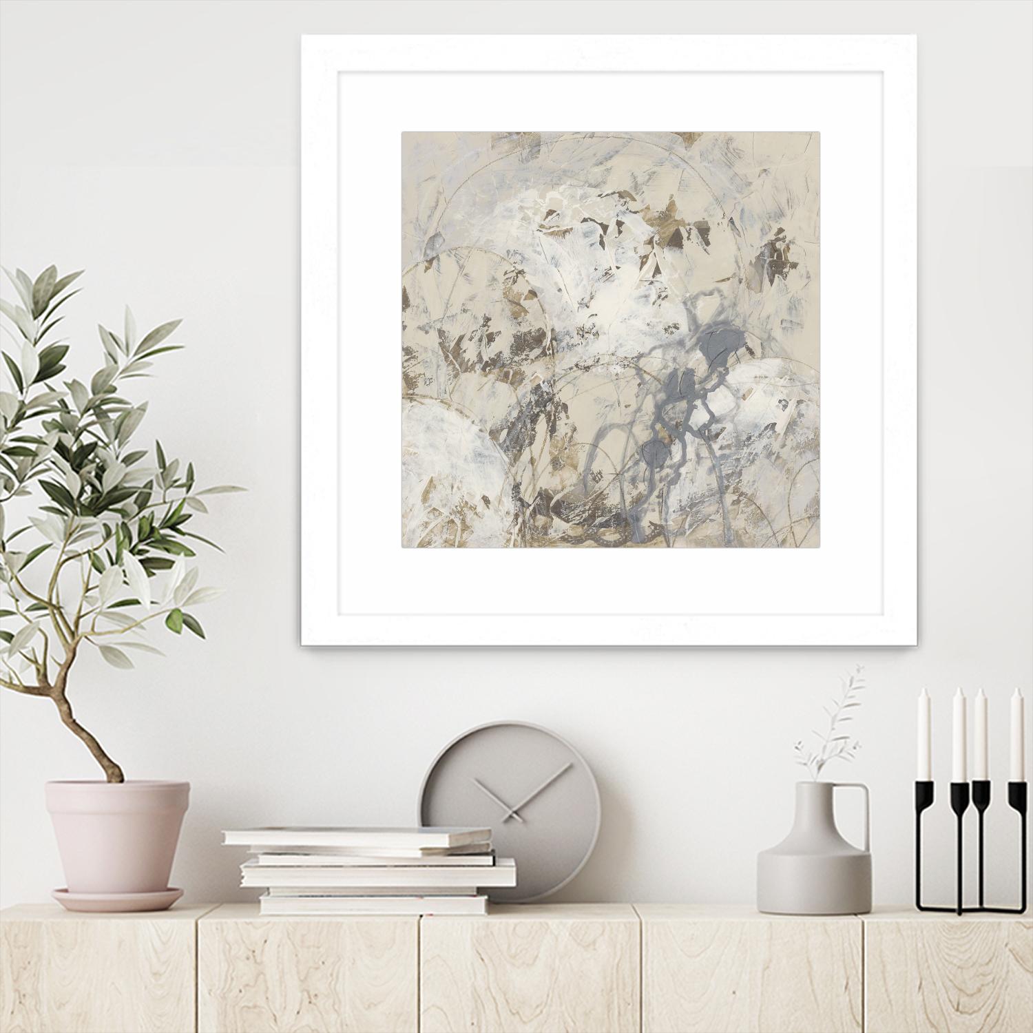 Impasto Gesture I by June Erica Vess on GIANT ART - brown abstract