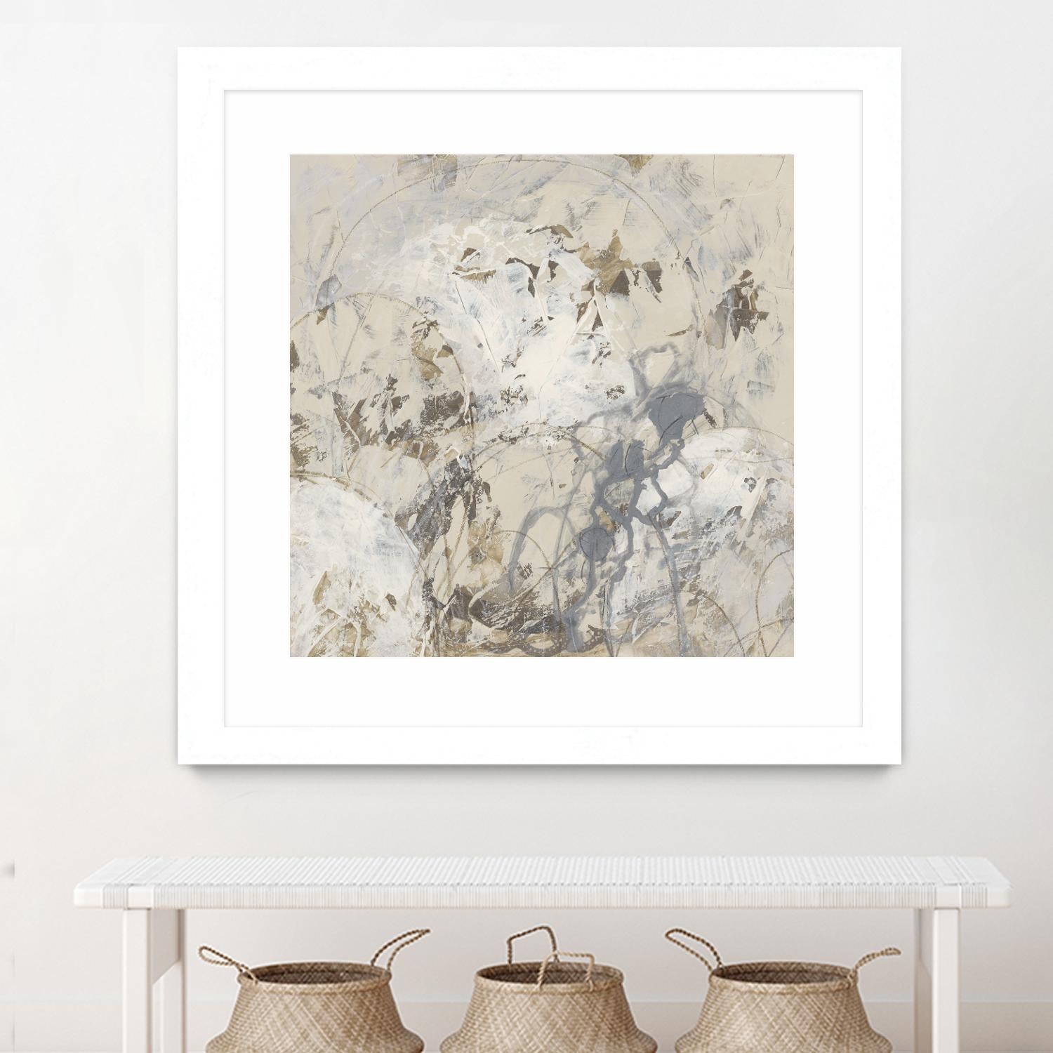 Impasto Gesture I by June Erica Vess on GIANT ART - brown abstract