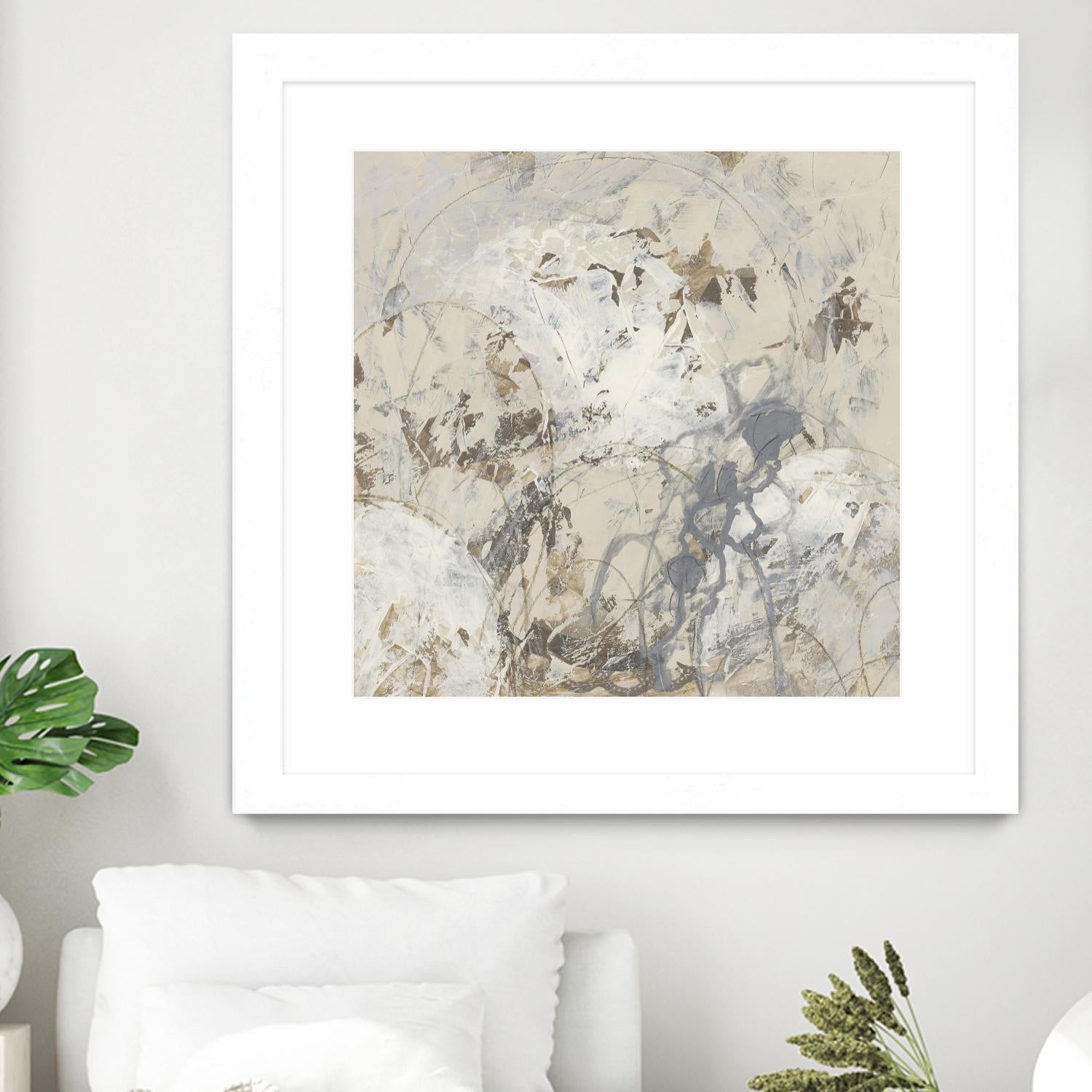 Impasto Gesture I by June Erica Vess on GIANT ART - brown abstract