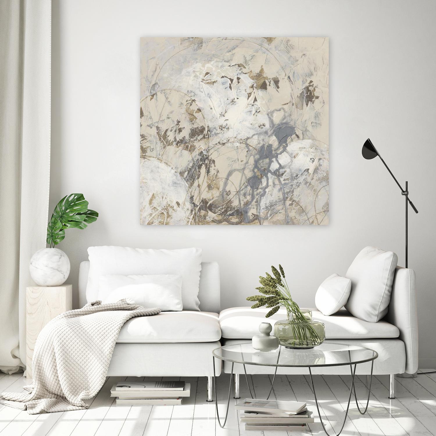 Impasto Gesture I by June Erica Vess on GIANT ART - brown abstract