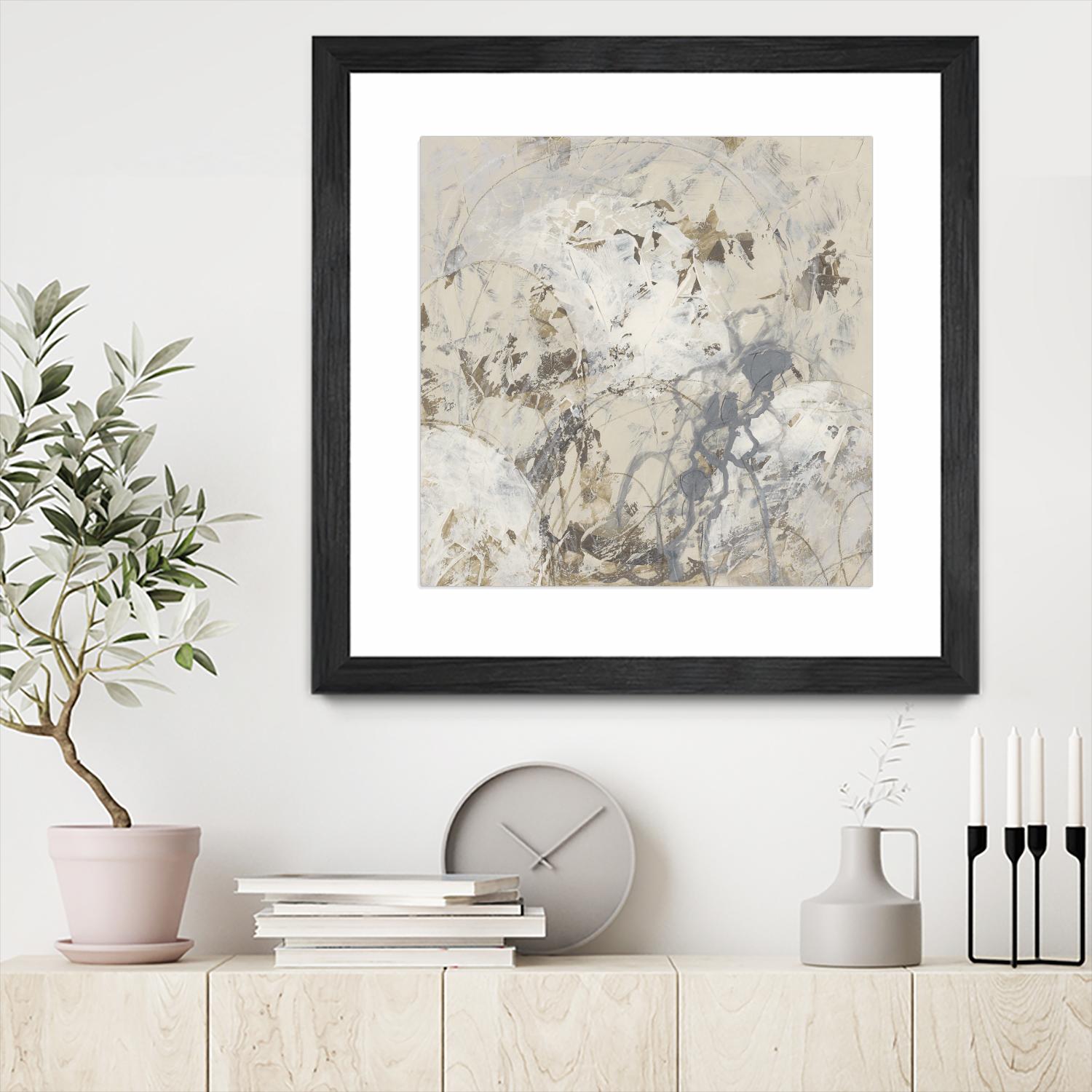 Impasto Gesture I by June Erica Vess on GIANT ART - brown abstract