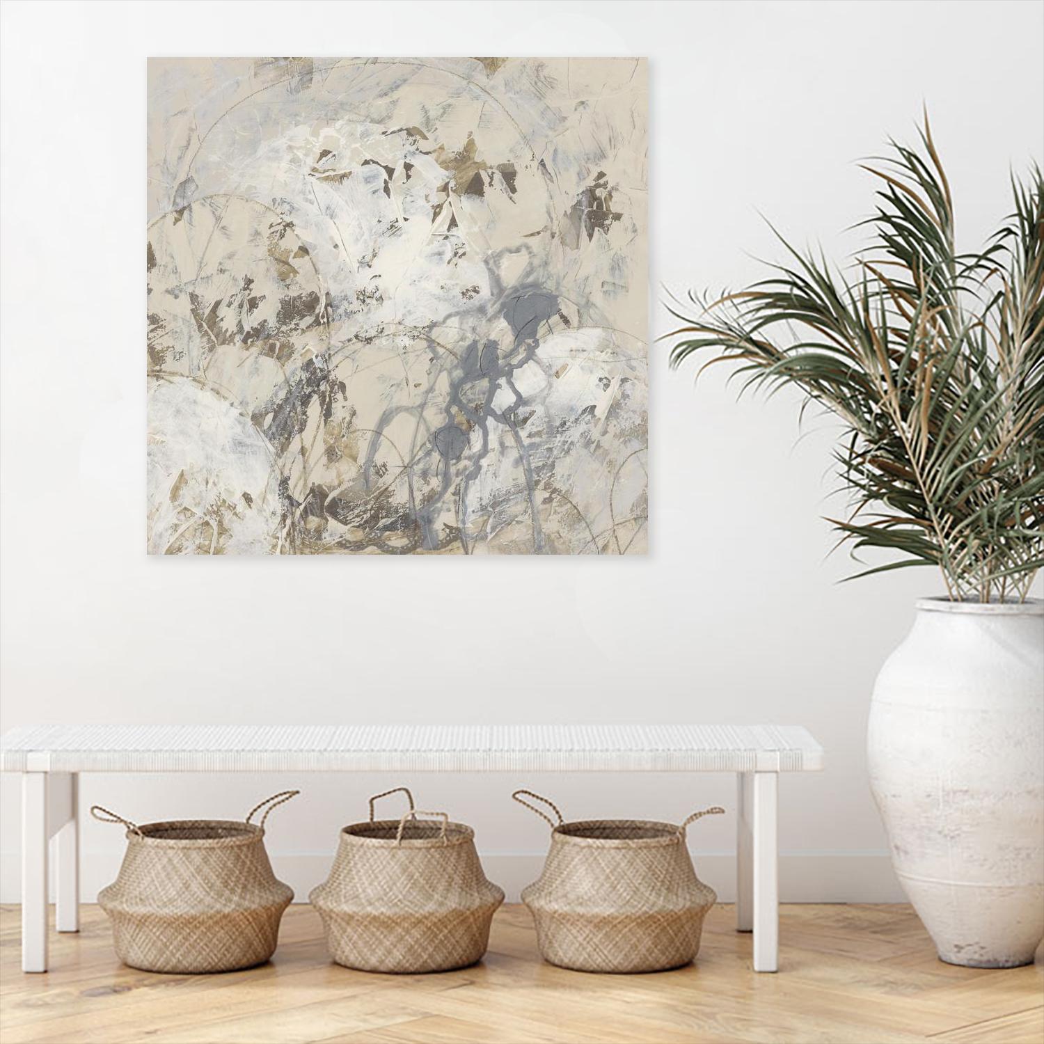 Impasto Gesture I by June Erica Vess on GIANT ART - brown abstract