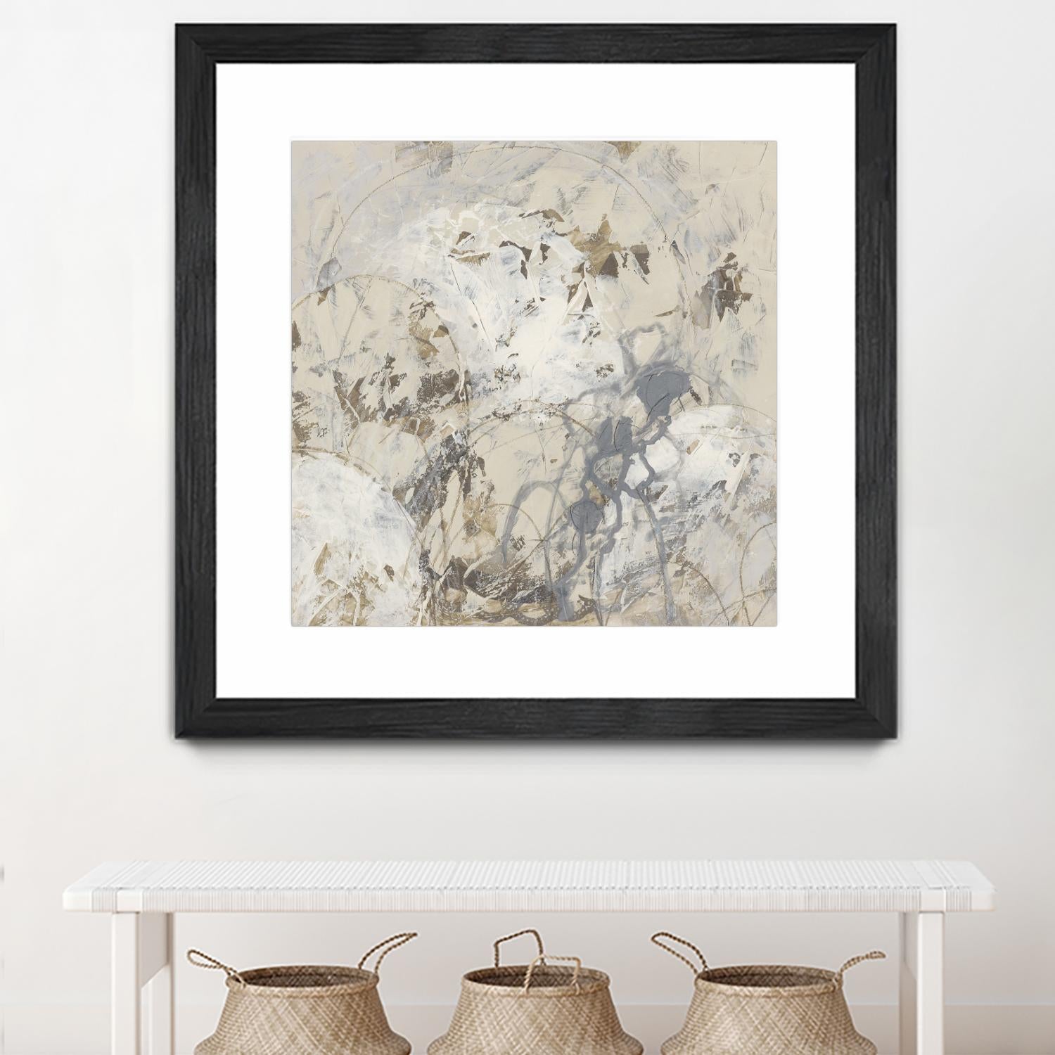 Impasto Gesture I by June Erica Vess on GIANT ART - brown abstract