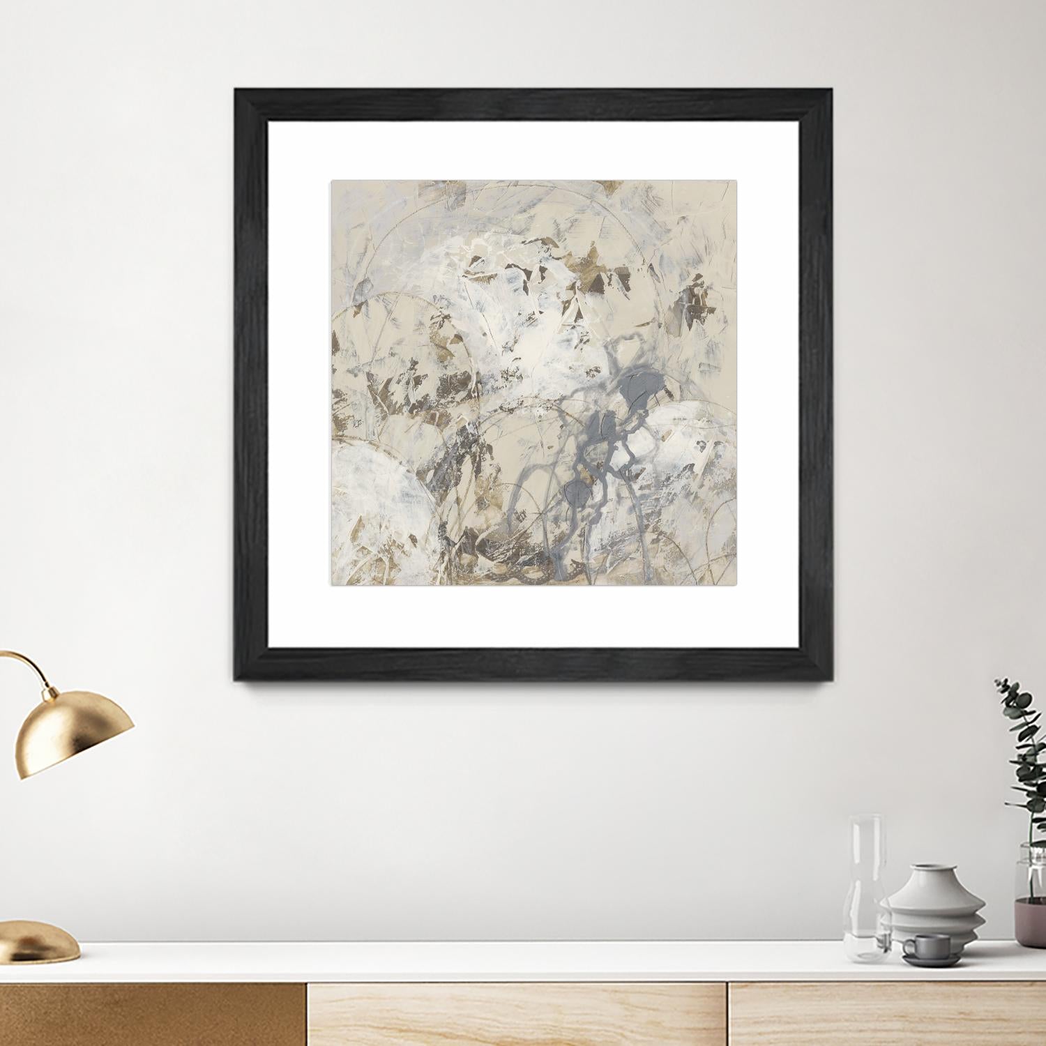 Impasto Gesture I by June Erica Vess on GIANT ART - brown abstract