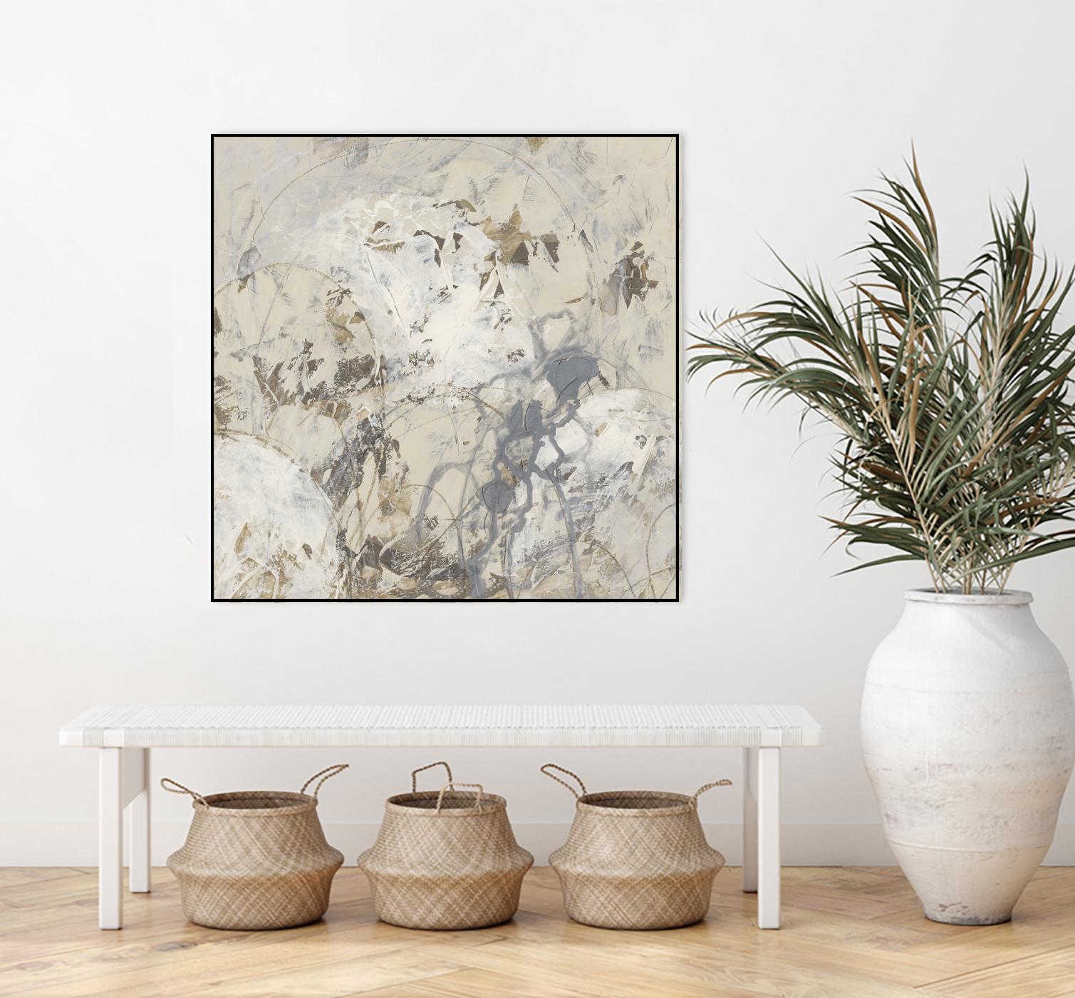 Impasto Gesture I by June Erica Vess on GIANT ART - brown abstract