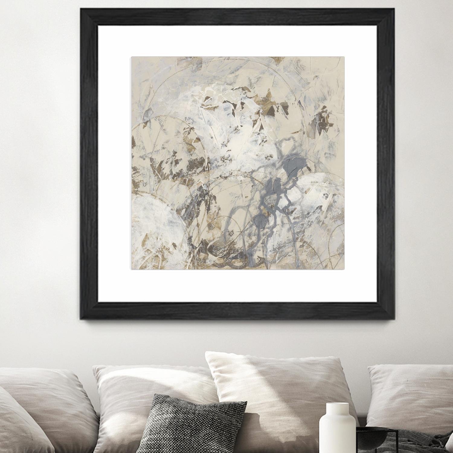 Impasto Gesture I by June Erica Vess on GIANT ART - brown abstract