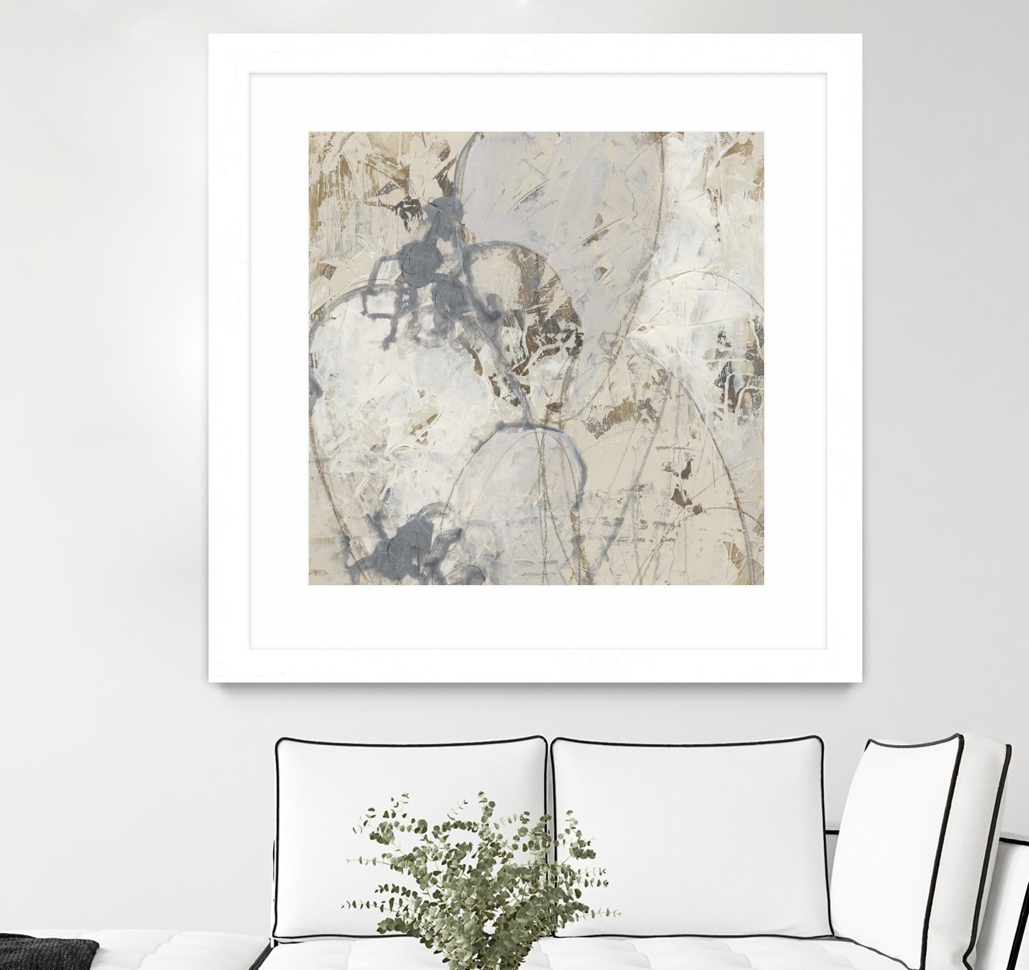 Impasto Gesture II by June Erica Vess on GIANT ART - brown abstract