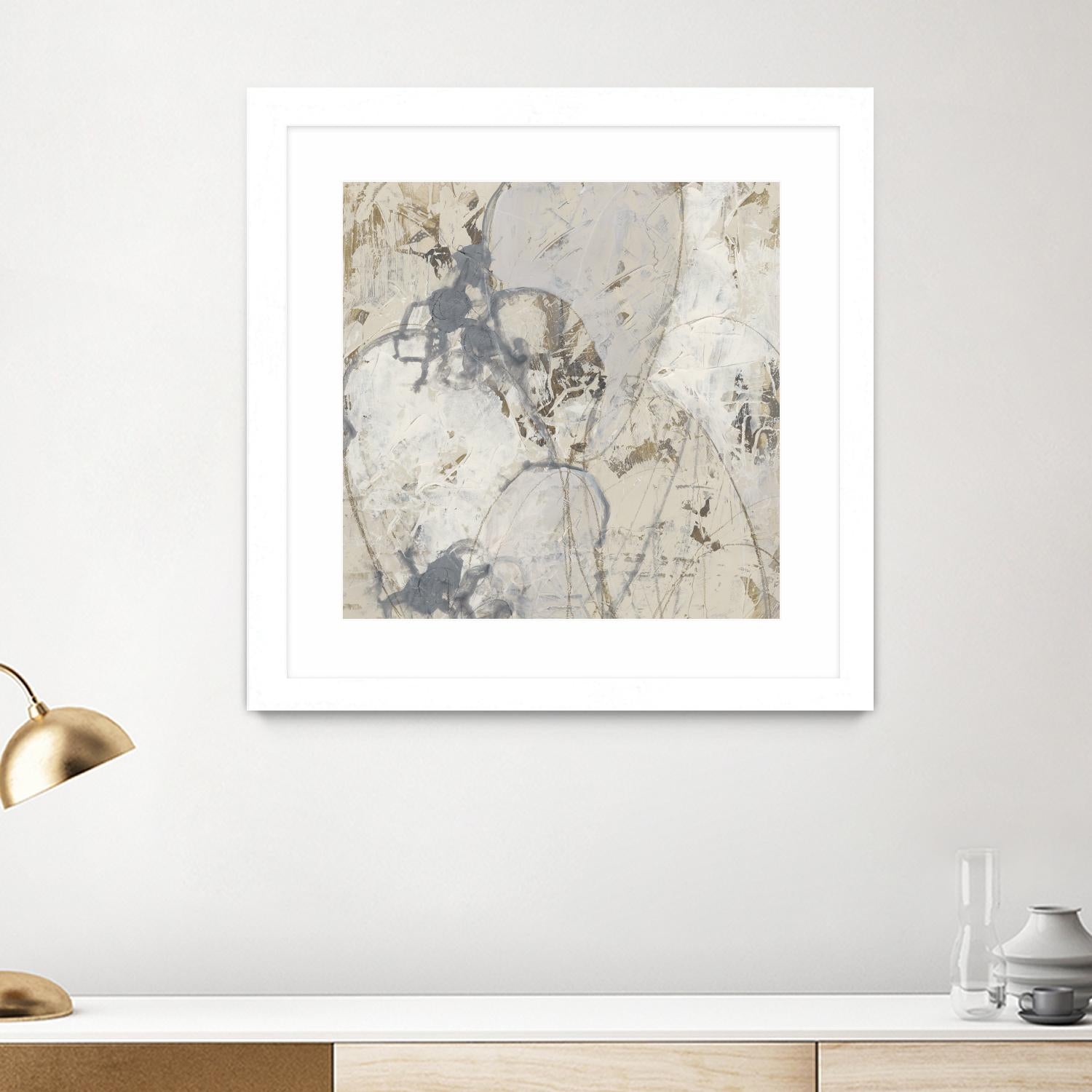 Impasto Gesture II by June Erica Vess on GIANT ART - brown abstract