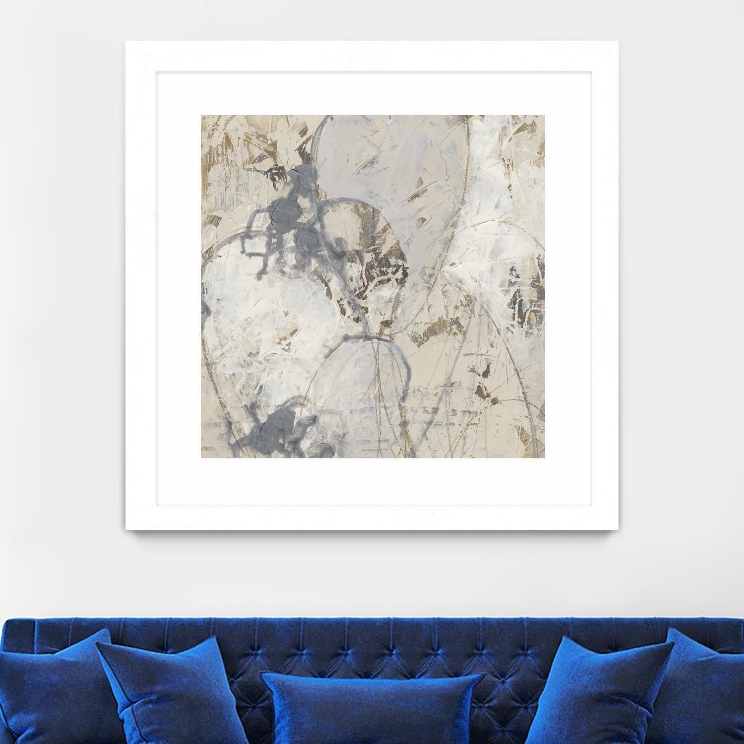 Impasto Gesture II by June Erica Vess on GIANT ART - brown abstract