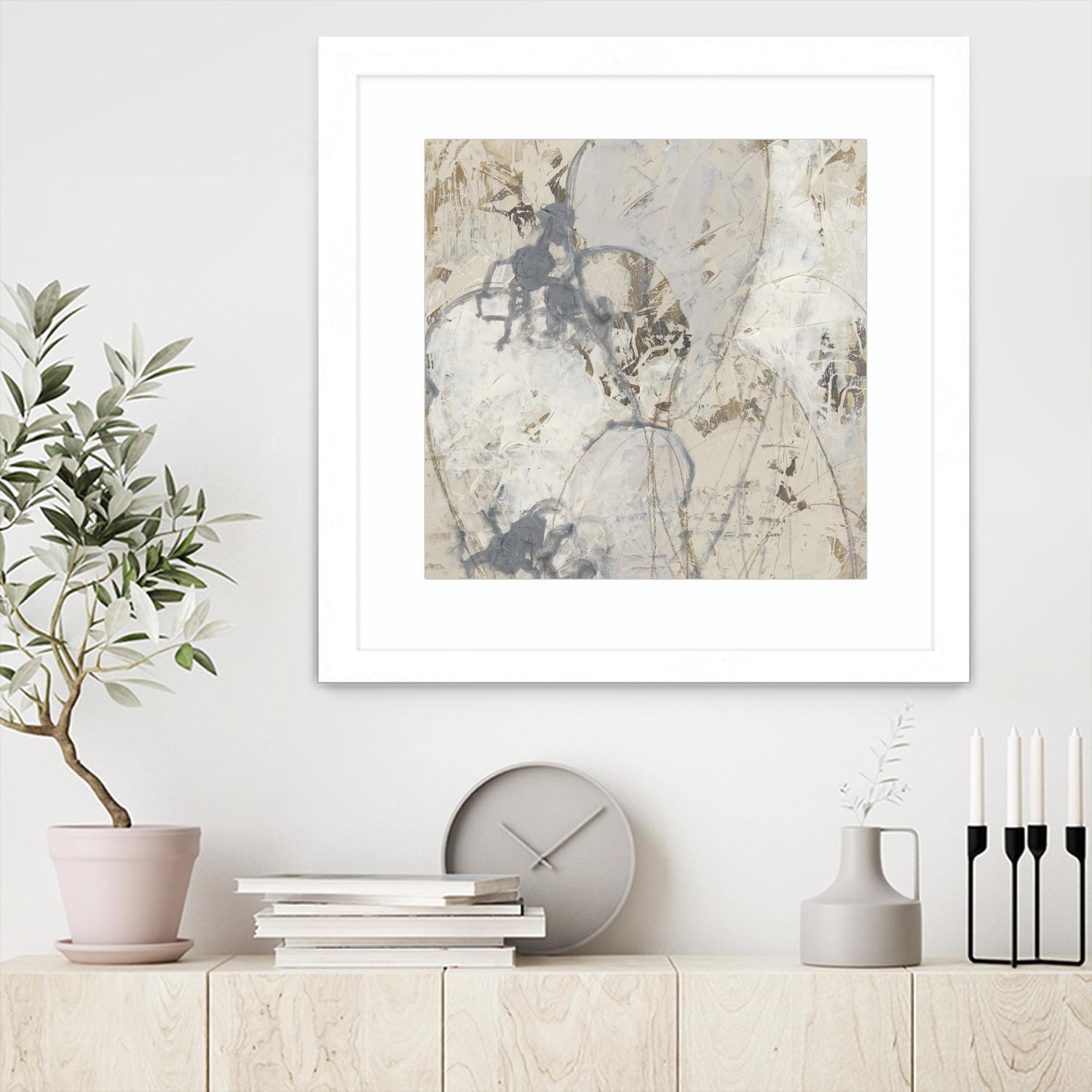 Impasto Gesture II by June Erica Vess on GIANT ART - brown abstract