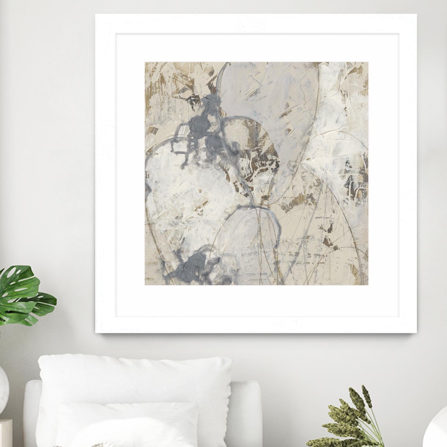 Impasto Gesture II by June Erica Vess on GIANT ART - brown abstract