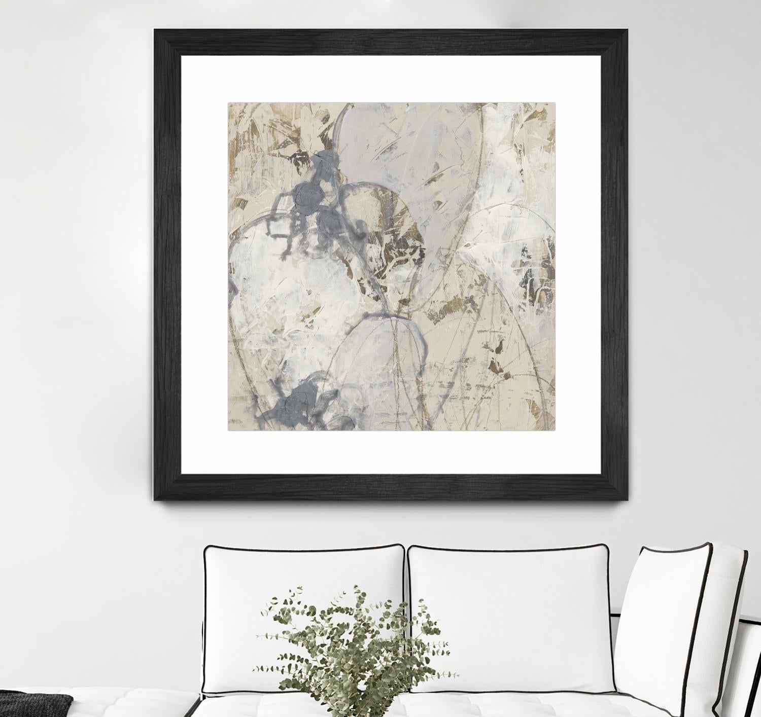 Impasto Gesture II by June Erica Vess on GIANT ART - brown abstract