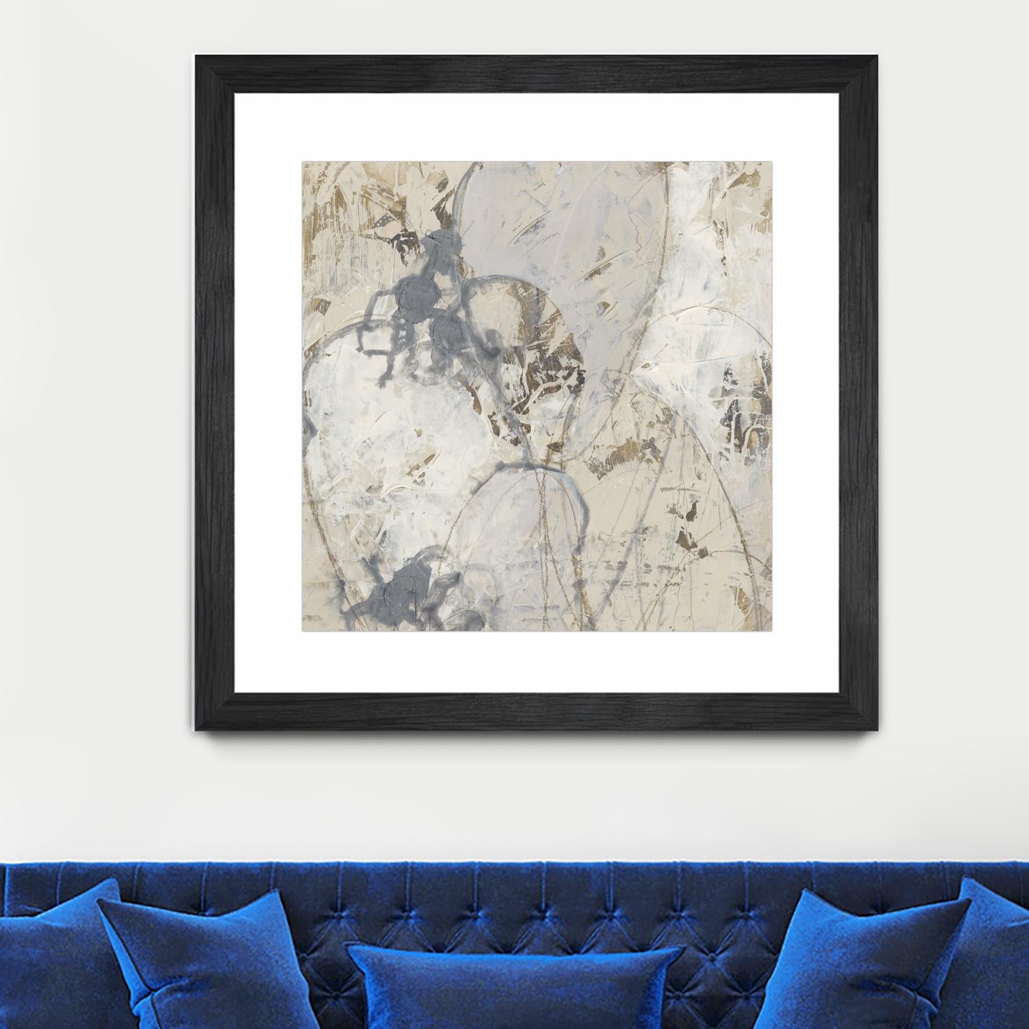 Impasto Gesture II by June Erica Vess on GIANT ART - brown abstract