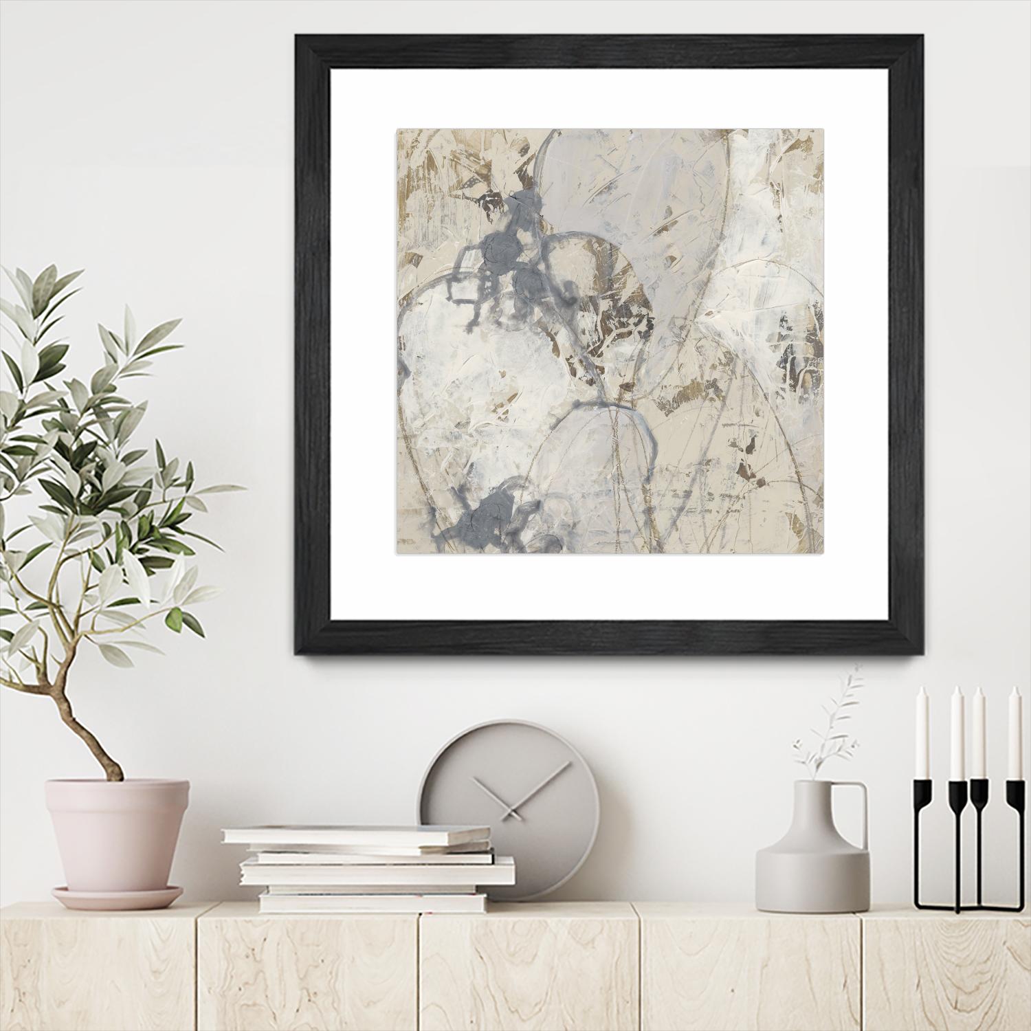 Impasto Gesture II by June Erica Vess on GIANT ART - brown abstract