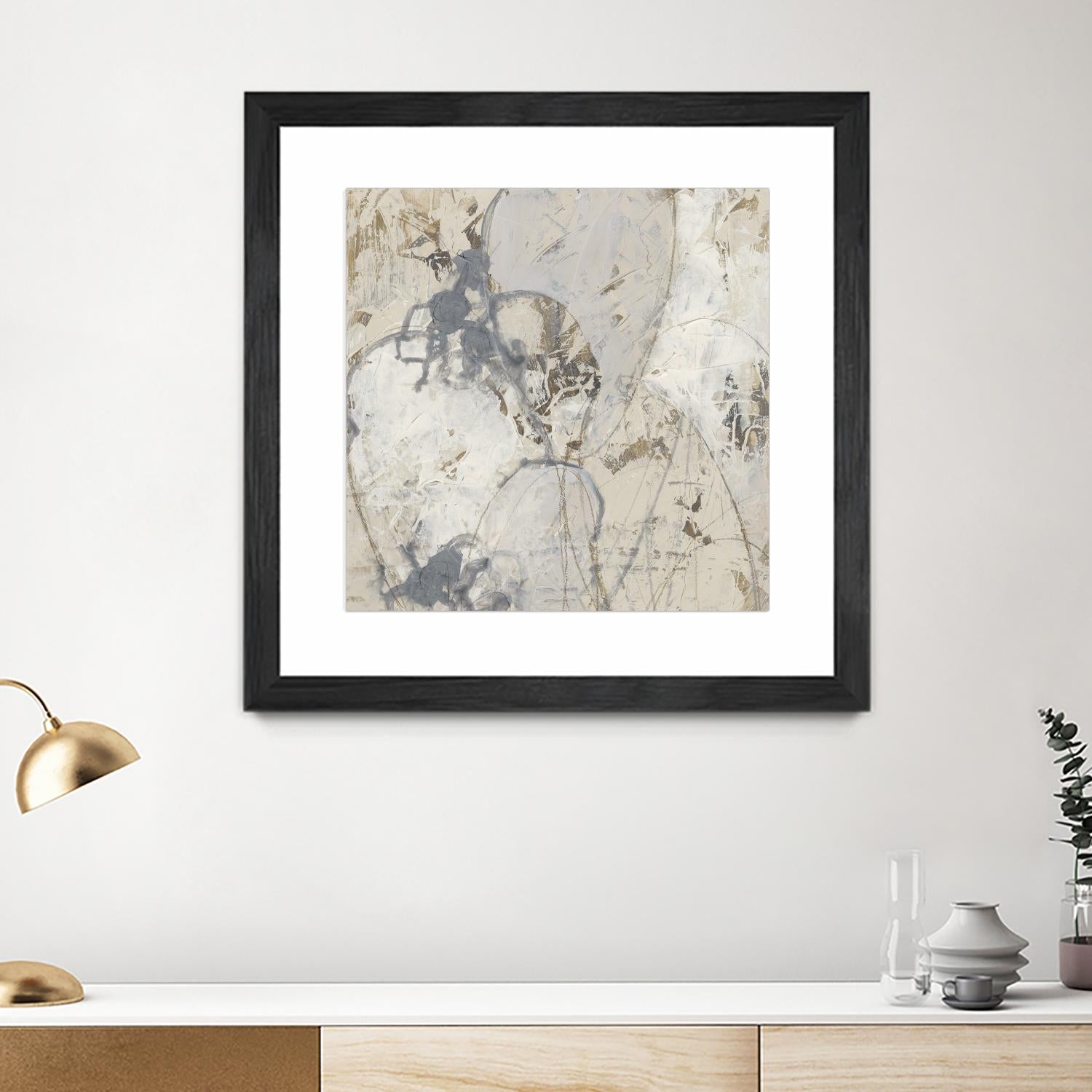 Impasto Gesture II by June Erica Vess on GIANT ART - brown abstract