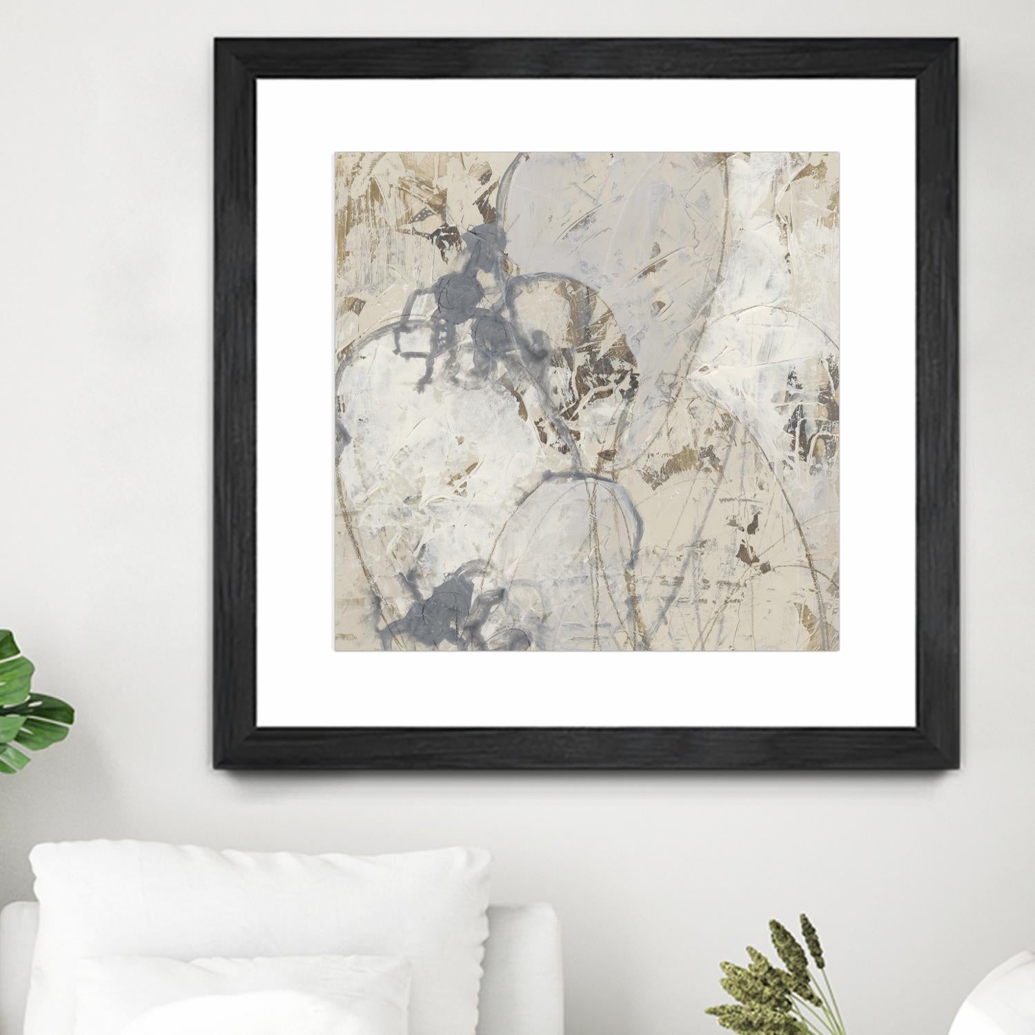 Impasto Gesture II by June Erica Vess on GIANT ART - brown abstract