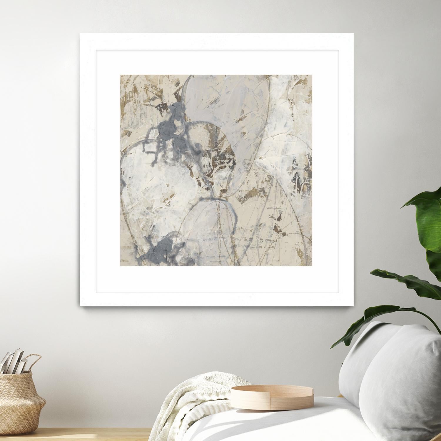 Impasto Gesture II by June Erica Vess on GIANT ART - brown abstract