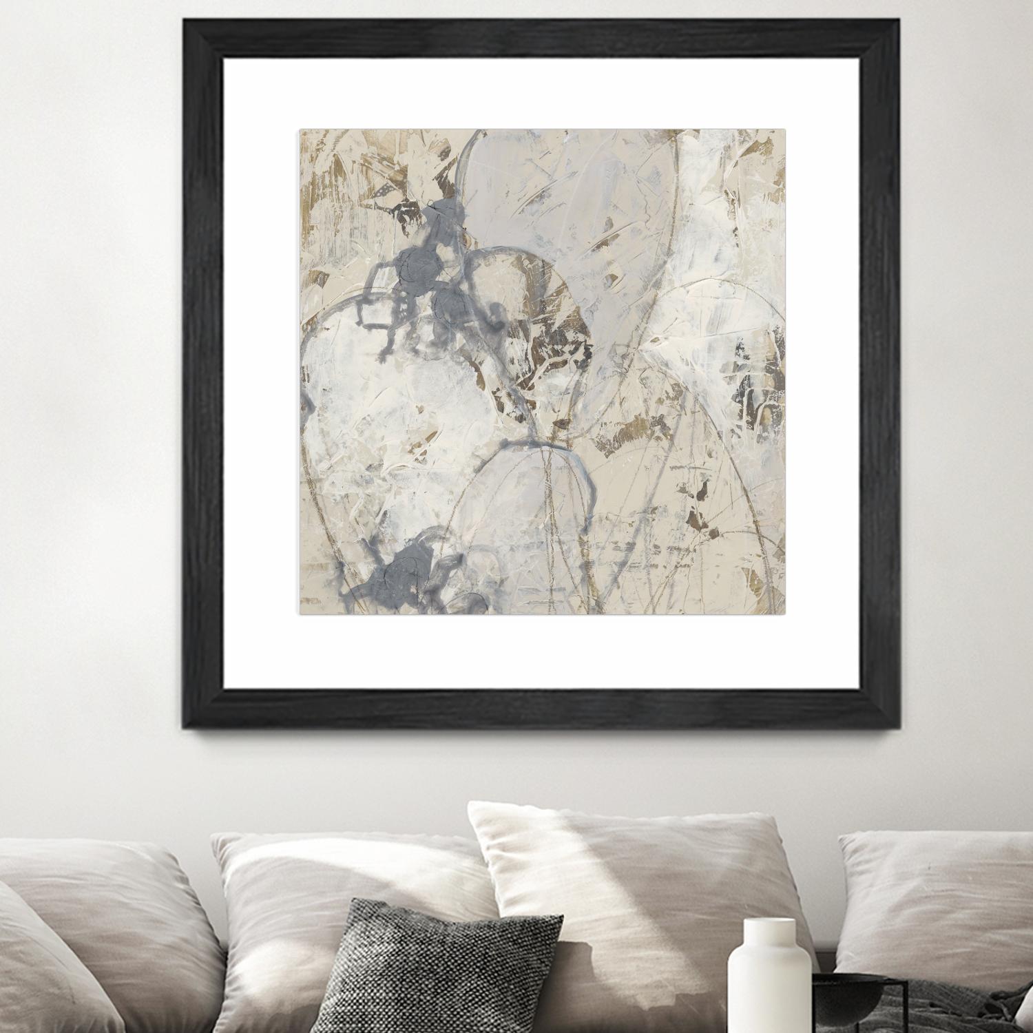 Impasto Gesture II by June Erica Vess on GIANT ART - brown abstract