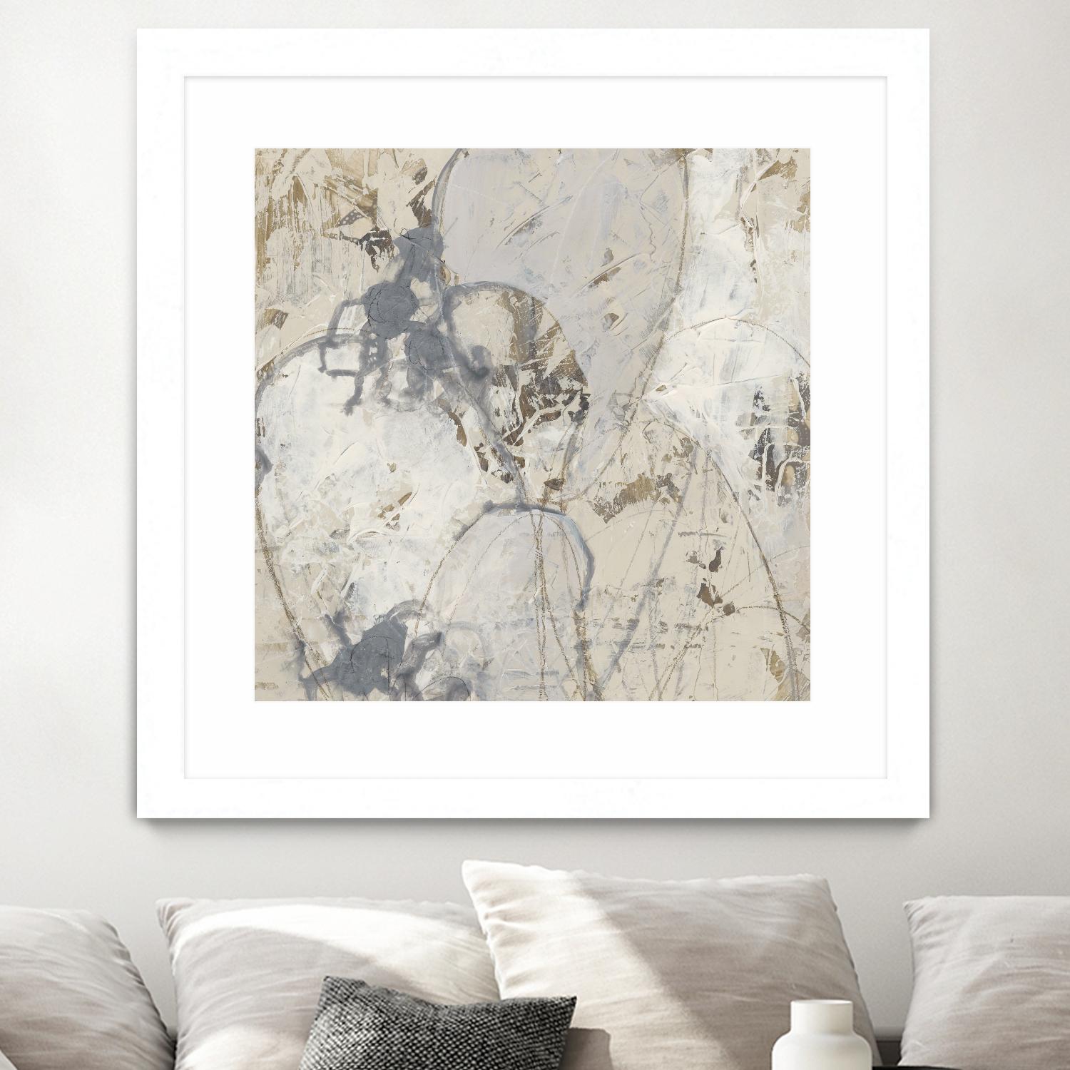 Impasto Gesture II by June Erica Vess on GIANT ART - brown abstract