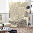 Spiral Gesture I by June Erica Vess on GIANT ART - brown abstract