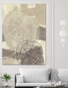 Spiral Gesture I by June Erica Vess on GIANT ART - brown abstract