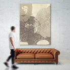 Spiral Gesture II by June Erica Vess on GIANT ART - brown abstract