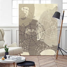 Spiral Gesture II by June Erica Vess on GIANT ART - brown abstract