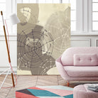 Spiral Gesture II by June Erica Vess on GIANT ART - brown abstract