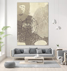 Spiral Gesture II by June Erica Vess on GIANT ART - brown abstract