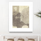 Spiral Gesture II by June Erica Vess on GIANT ART - brown abstract