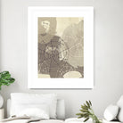 Spiral Gesture II by June Erica Vess on GIANT ART - brown abstract