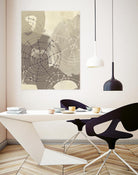 Spiral Gesture II by June Erica Vess on GIANT ART - brown abstract