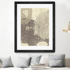 Spiral Gesture II by June Erica Vess on GIANT ART - brown abstract