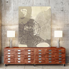 Spiral Gesture II by June Erica Vess on GIANT ART - brown abstract