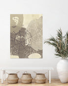 Spiral Gesture II by June Erica Vess on GIANT ART - brown abstract