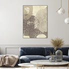 Spiral Gesture II by June Erica Vess on GIANT ART - brown abstract