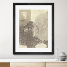 Spiral Gesture II by June Erica Vess on GIANT ART - brown abstract