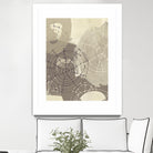 Spiral Gesture II by June Erica Vess on GIANT ART - brown abstract