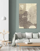 Spiral Gesture II by June Erica Vess on GIANT ART - brown abstract