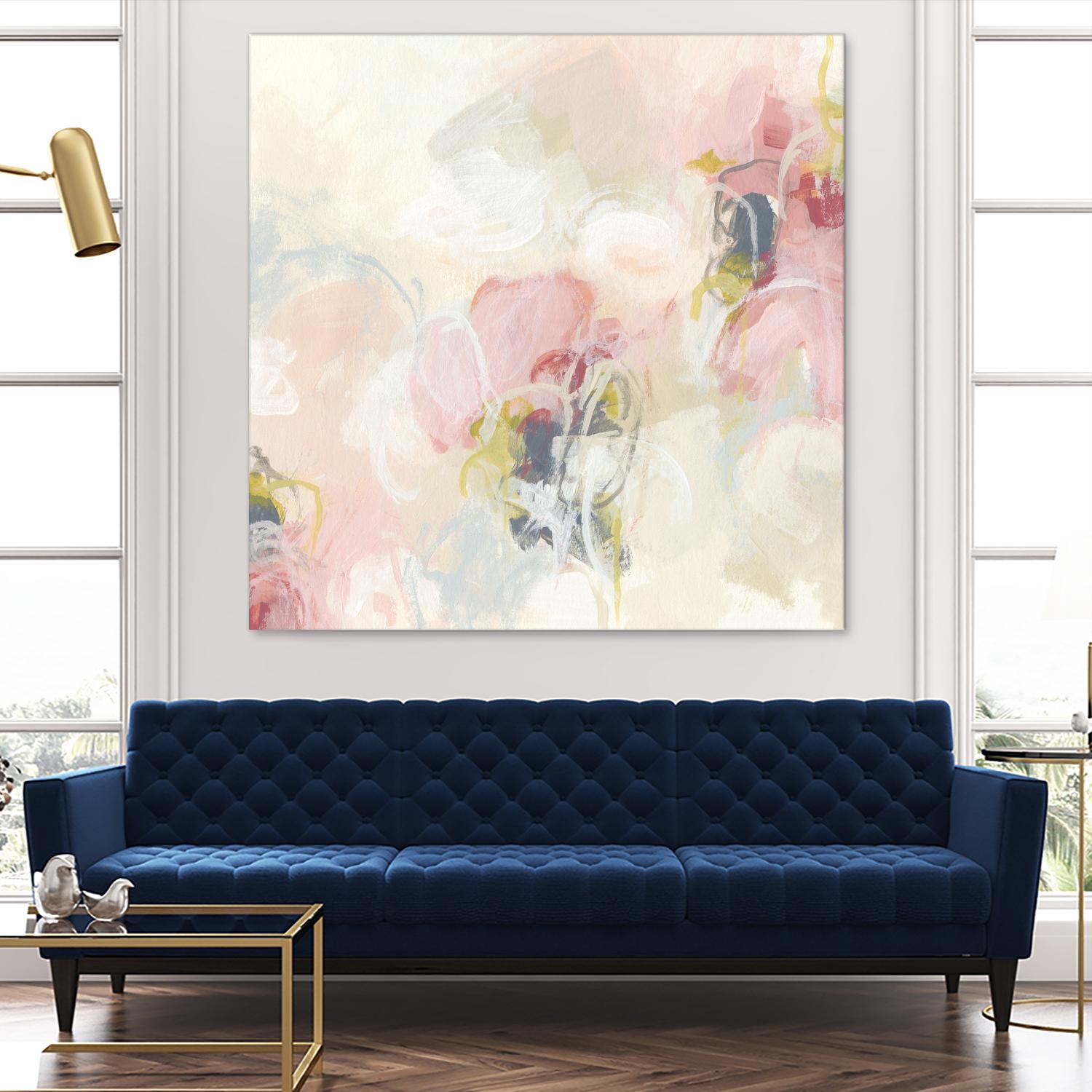 Cherry Blossom II by June Erica Vess on GIANT ART - pink abstract